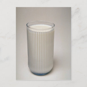 Delicious Glass of milk Postcard