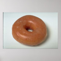 Delicious Glazed doughnut pastry