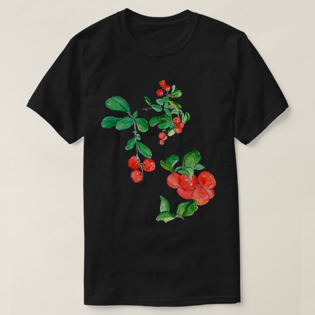 Delicious harbinger of autumnlingonberry T-Shirt (Design Front)