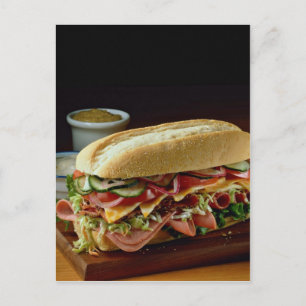 Delicious Hero sub Postcard