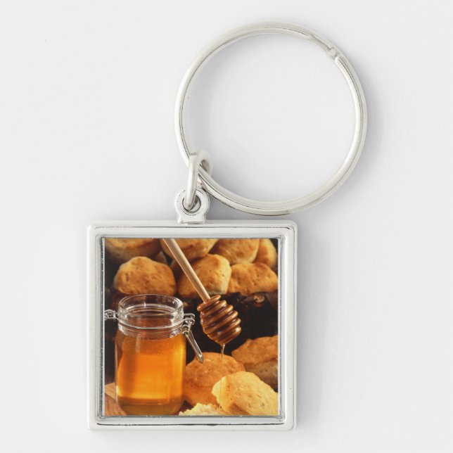 Delicious Honey Jar Key Ring (Front)