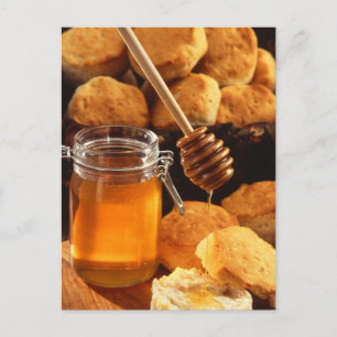 Delicious Honey Jar Postcard