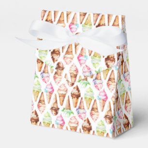 Delicious Ice Cream Cones Favour Box