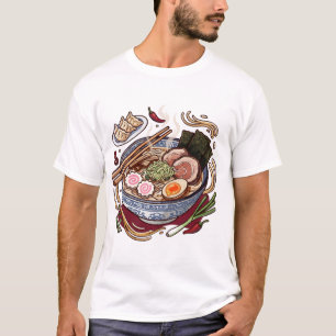 Delicious Japanese Ramen and Gyoza Dumplings. T-Shirt