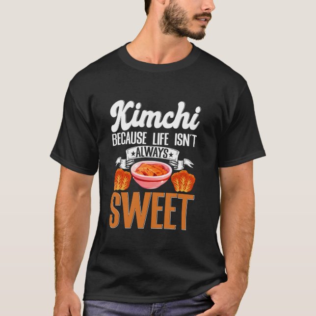 Delicious Korean Cuisine Chopsticks Rice Bowl Kimc T-Shirt (Front)