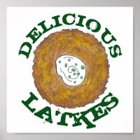 Delicious Latkes Jewish Cuisine Food Kitchen Decor