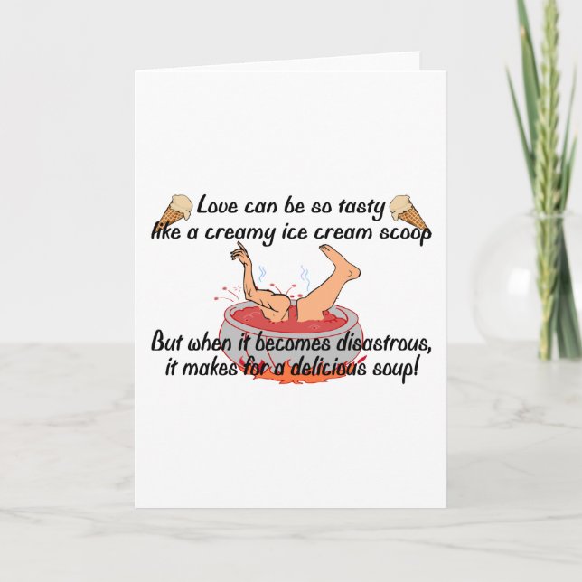 Delicious Love Holiday Card (Front)