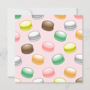 Delicious Macarons for Sweet 16 Holiday Card