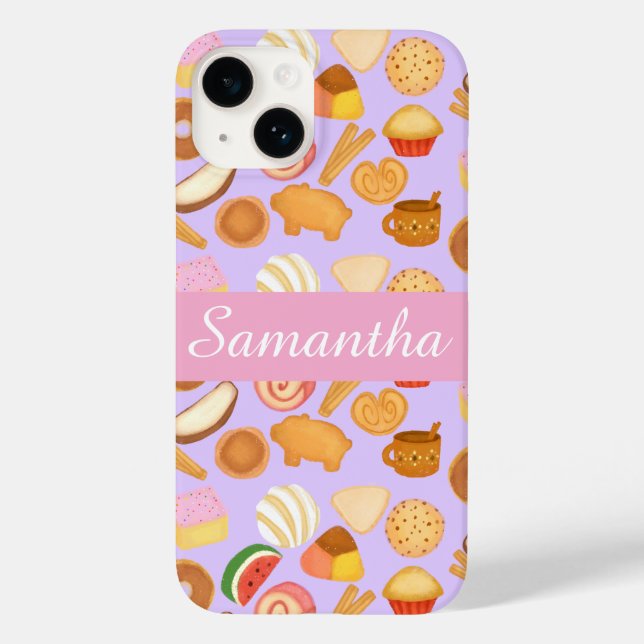 Delicious Mexican Pan Dulce Sweet Bread Case-Mate iPhone Case (Back)