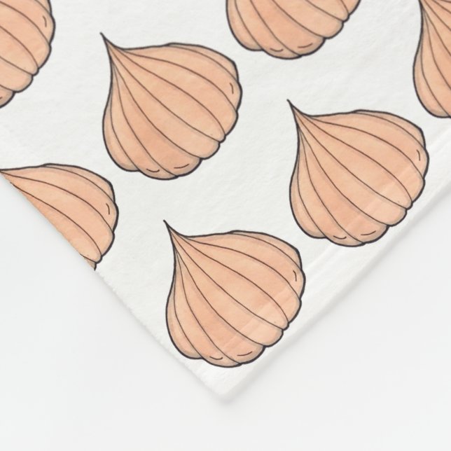 Delicious Modak Coconut Mithai Indian Sweet Fleece Blanket (Corner)