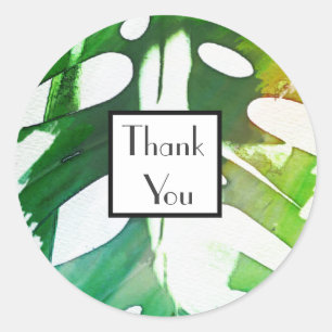 Delicious Monster Thank You Wedding Gift Sticker