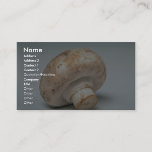 Delicious Mushroom Business Card