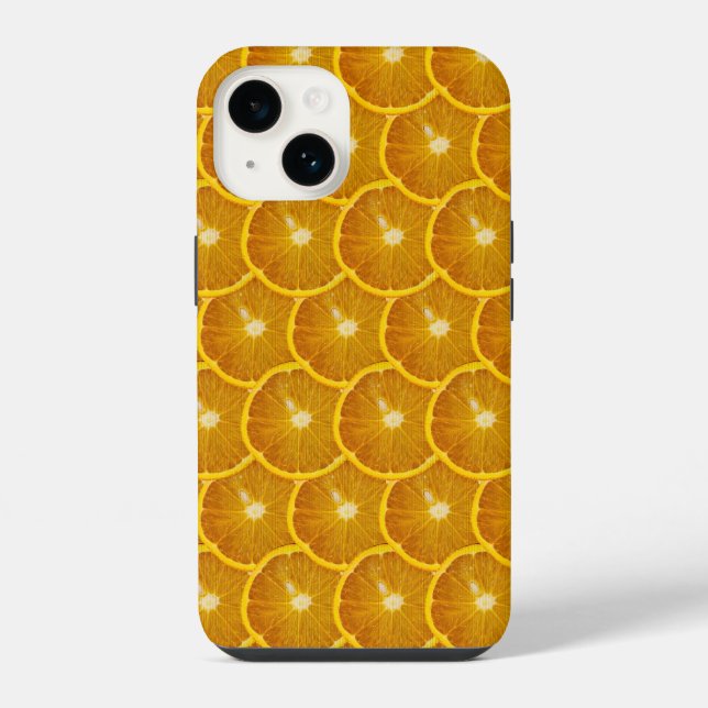 DELICIOUS ORANGE SLICE iPhone CASE (Back)