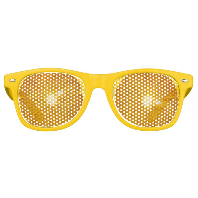 DELICIOUS ORANGE SLICE RETRO SUNGLASSES (Front)