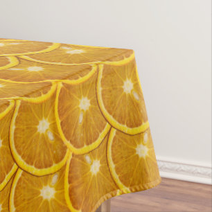DELICIOUS ORANGE SLICE TABLECLOTH