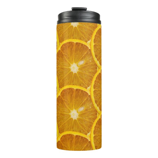 DELICIOUS ORANGE SLICE THERMAL TUMBLER (Front)