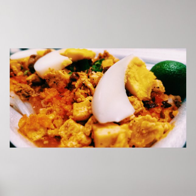 Delicious Palabok Dish Pinoy Food Poster (Front)