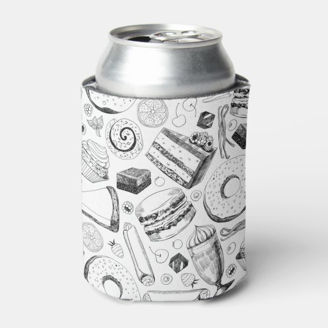 Delicious pattern can cooler (Can Front)