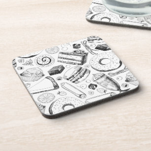 Delicious pattern coaster