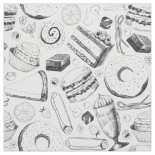 Delicious pattern fabric