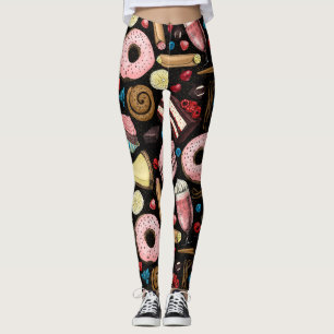 Delicious pattern leggings
