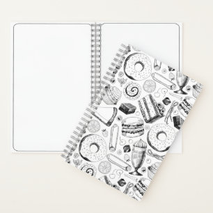 Delicious pattern notebook
