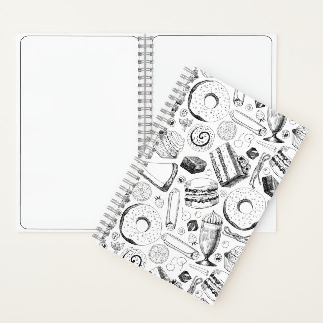 Delicious pattern notebook (Inside)