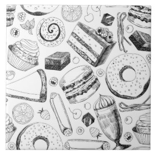 Delicious pattern tile