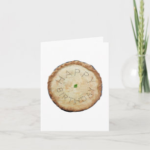 Delicious Pie Funny Birthday Card