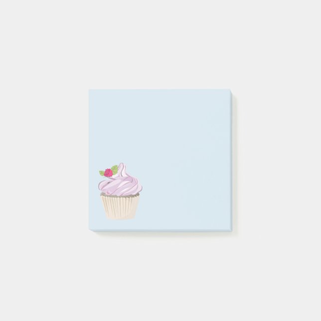 Delicious Pink Cupcake Berry on Top Post-it Notes (Front)