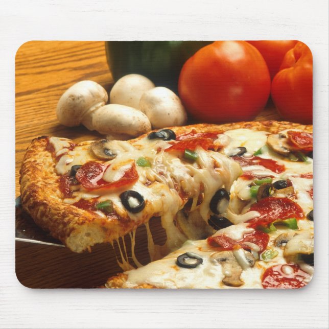 Delicious Pizza Mouse Mat (Front)