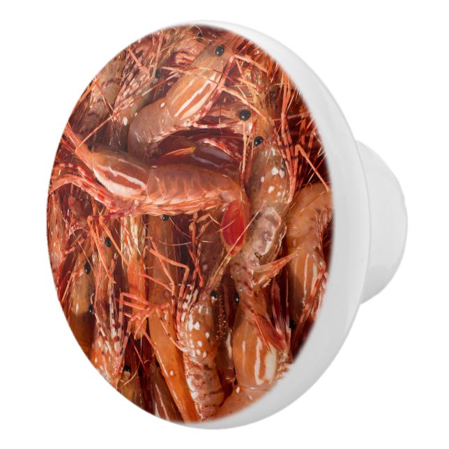 Delicious Prawns Ceramic Knob (Right)