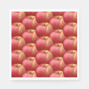 DELICIOUS RED APPLES NAPKIN
