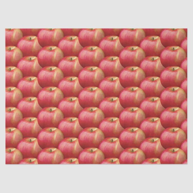 DELICIOUS RED APPLES TISSUE PAPER (Front)