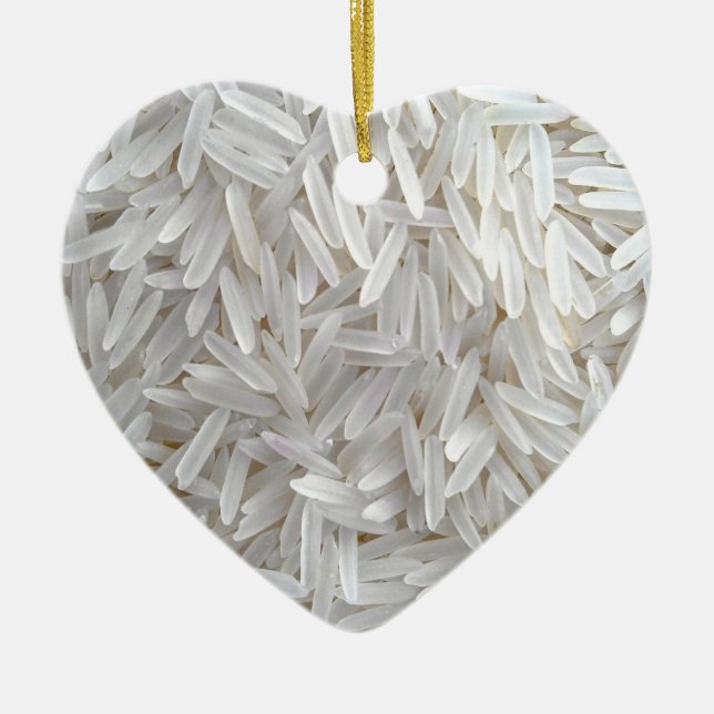 Delicious Rice Ceramic Tree Decoration (Front)