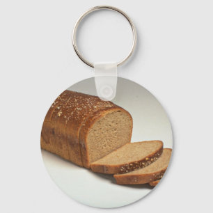 Delicious Sliced wheat bread Key Ring
