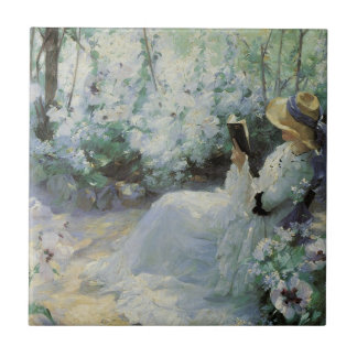 Delicious Solitude by Frank Bramley, Vintage Art Tile