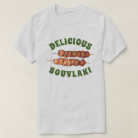 Delicious Souvlaki Meat Pork Skewer Greek Cuisine