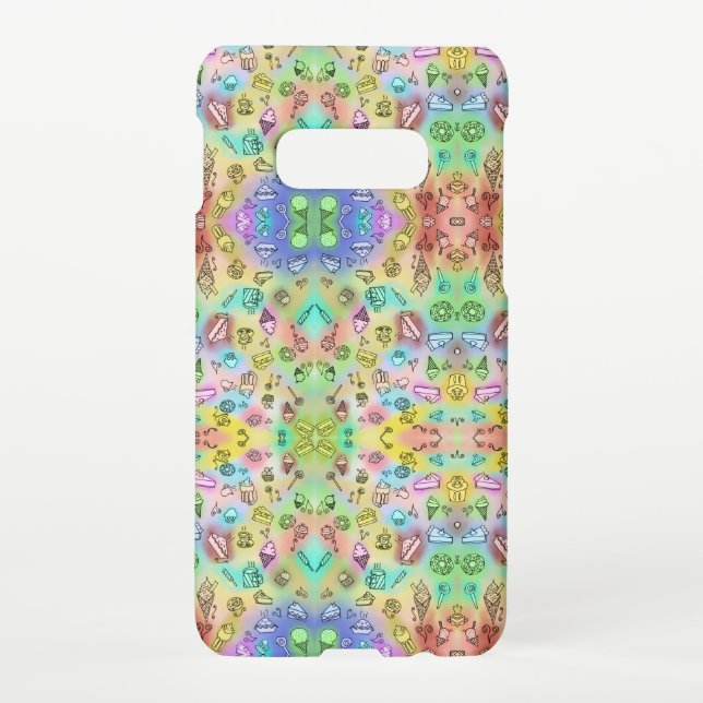 DELICIOUS SUMMER DESSERTS PATTERN SAMSUNG GALAXY CASE (Back)