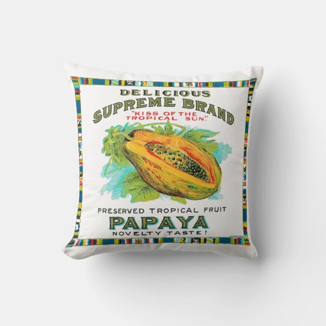 Delicious Supreme Papaya Preserves Cushion (Front)