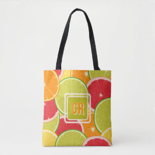 Delicious Sweet Citrus Happy Colourful Tote Bag