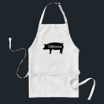 Delicious Swine Standard Apron<br><div class="desc">Keep your wife beater and cargo shorts clean while basting those baby backs on a hot summer afternoon.</div>