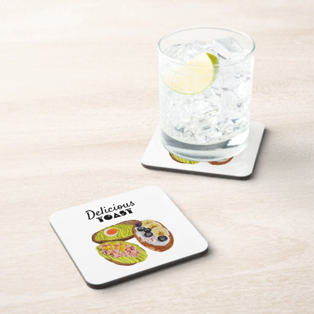 Delicious Toast  Coaster (Right Side)