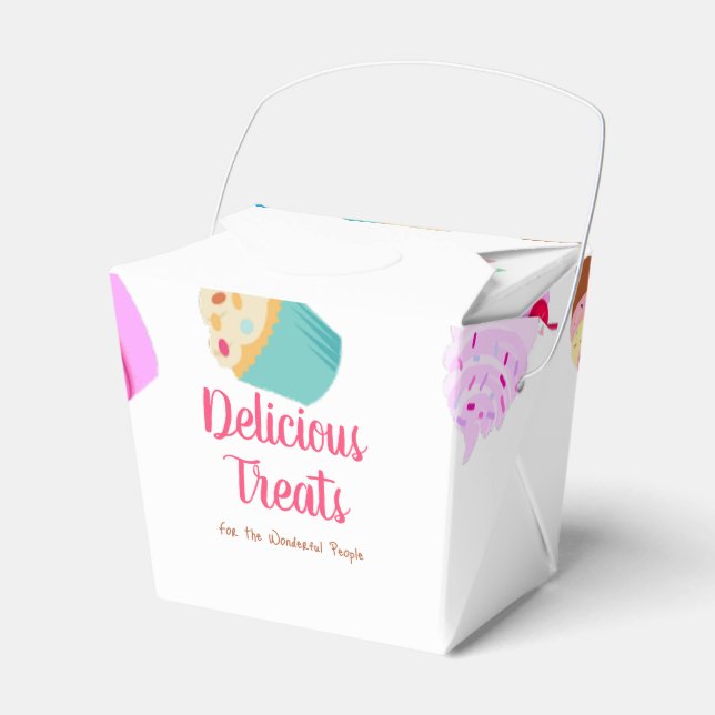 Delicious Treats Favour Box (Front Side)