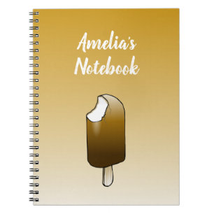 Delicious Vanilla Ice Cream Bar Notebook