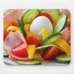 Delicious Vegetables Salad Food Picture Mouse Mat