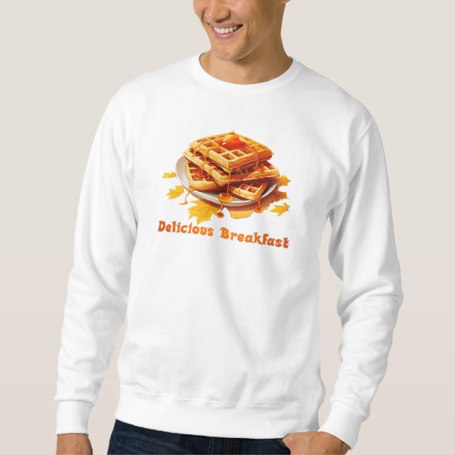Delicious Waffles Sweatshirt (Front)