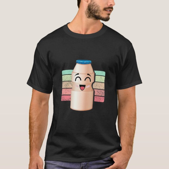 Delicious Yogurt Drink Sweet Food Yogurt T-Shirt (Front)