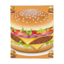 Deliciously Cosy Burger Blanket - Perfect Gift