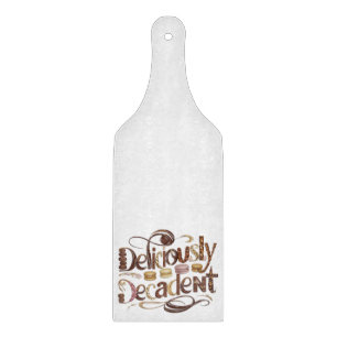 Deliciously Decadent Cakes & Chocolate Design Cutting Board